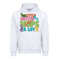 White Little mister hops a lot Easter Day Urban Hoodie - CowGirlArtShop