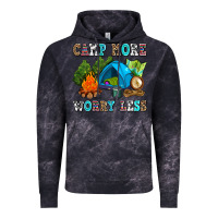 Cloud Black camp more worry less Vintage Hoodie - AdoDesignShop