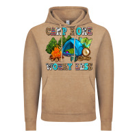 Vintage Coffee camp more worry less Vintage Hoodie - AdoDesignShop