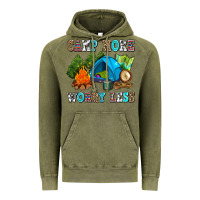 Vintage Olive camp more worry less Vintage Hoodie - AdoDesignShop