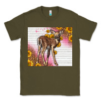 Western Cute Baby Deer Fawn Classic Tee | Teevron