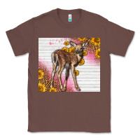 Chestnut Western Cute Baby Deer Fawn Classic Tee - LillyAllenDesigns