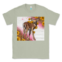 Matcha Western Cute Baby Deer Fawn Classic Tee - LillyAllenDesigns