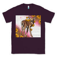 Plum Western Cute Baby Deer Fawn Classic Tee - LillyAllenDesigns