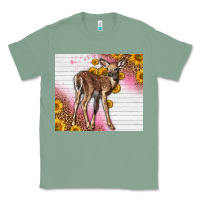 Sage Western Cute Baby Deer Fawn Classic Tee - LillyAllenDesigns