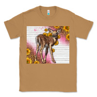 Toasted Coconut Western Cute Baby Deer Fawn Classic Tee - LillyAllenDesigns
