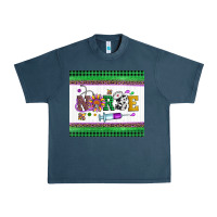 Midnight Navy mardi gras nurse Urban Heavy Tee - Artiststas