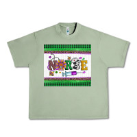 Oil Green mardi gras nurse Urban Heavy Tee - Artiststas