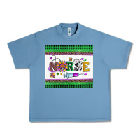 Pebble Blue mardi gras nurse Urban Heavy Tee - Artiststas