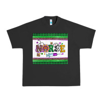 Pigment Black mardi gras nurse Urban Heavy Tee - Artiststas