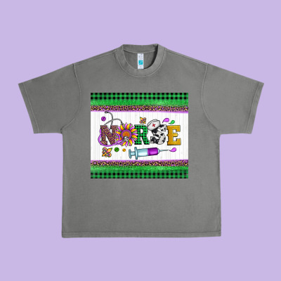 Mardi Gras Nurse Urban Heavy Tee Designed By Artiststas