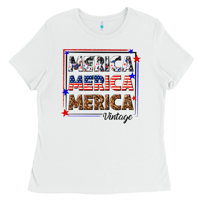 Merica Merica Merica Vintage Ladies Tee by texasbilliewilder | Teevron