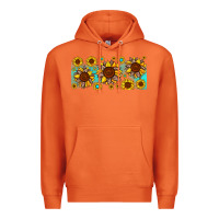 Carrot leopard sunflower gemstone Premium Hoodie - JahusDesignShop