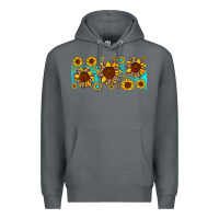 Rock leopard sunflower gemstone Premium Hoodie - JahusDesignShop