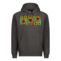 Smoke leopard sunflower gemstone Premium Hoodie - JahusDesignShop