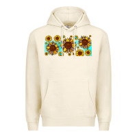 Tofu leopard sunflower gemstone Premium Hoodie - JahusDesignShop