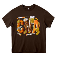 Chocolate Brown fall cna Heavy Core Tee - texasbilliewilder