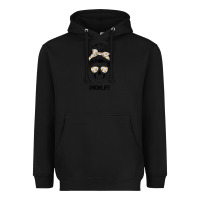 Black Daisy Mom Skull Heavyweight Hoodie - Bettercallsaul