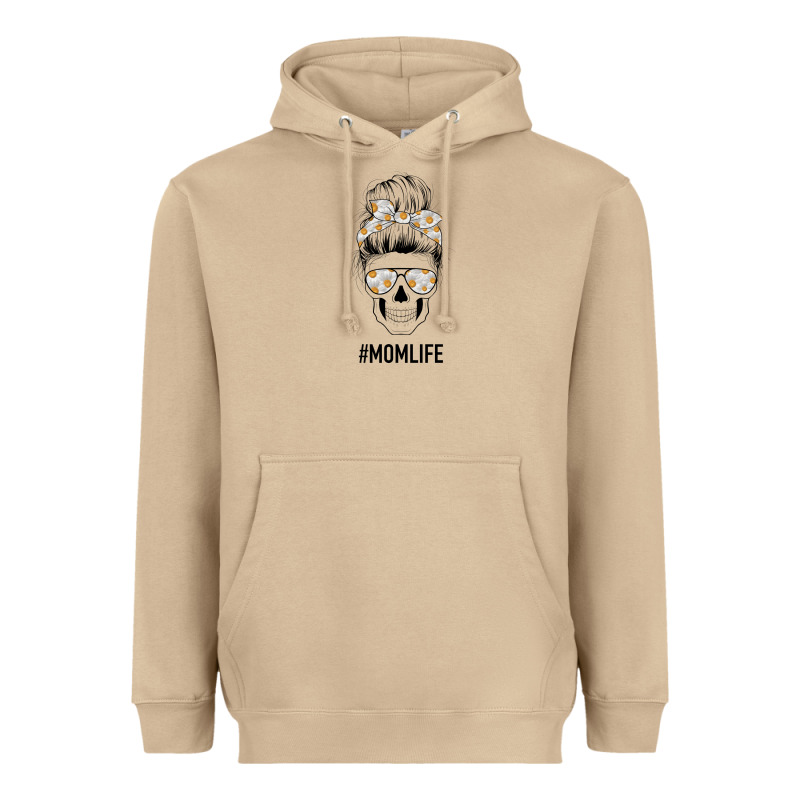 Daisy Mom Skull Heavyweight Hoodie by Bettercallsaul | Teevron