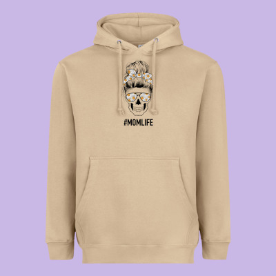 Daisy Mom Skull Heavyweight Hoodie Designed By Bettercallsaul