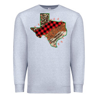 Heather Grey christmas texas Premium Sweatshirt - Bettercallsaul