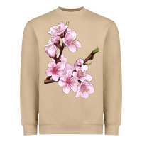 Mushroom Peach Blossom Heavyweight Sweatshirt - LillyAllenDesigns