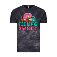Cloud Black feeling sweet donuts Vintage Tee - AdoDesignShop