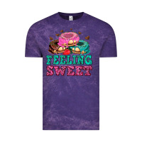 Cloud Purple feeling sweet donuts Vintage Tee - AdoDesignShop