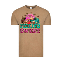Vintage Coffee feeling sweet donuts Vintage Tee - AdoDesignShop