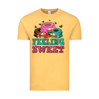 Vintage Mustard feeling sweet donuts Vintage Tee - AdoDesignShop