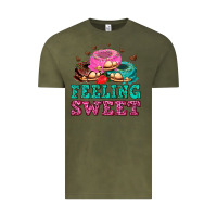 Vintage Olive feeling sweet donuts Vintage Tee - AdoDesignShop