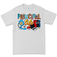 Dove Grey principal life Premium Tee - Zillion Design Studio