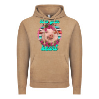 Vintage Coffee bless your heart pig Vintage Hoodie - RanaPortraitStore