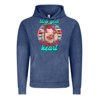 Vintage Denim bless your heart pig Vintage Hoodie - RanaPortraitStore