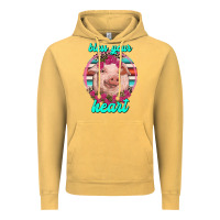 Vintage Mustard bless your heart pig Vintage Hoodie - RanaPortraitStore