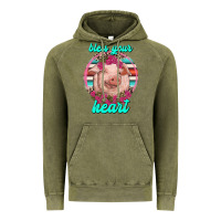 Vintage Olive bless your heart pig Vintage Hoodie - RanaPortraitStore