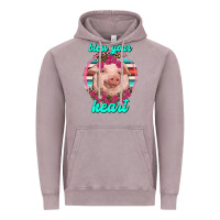 Vintage Zinc bless your heart pig Vintage Hoodie - RanaPortraitStore
