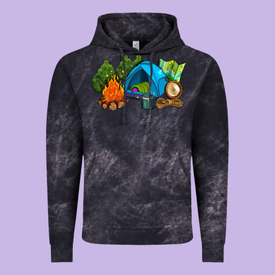 Camp In The Woods Vintage Hoodie Designed By Adodesignshop
