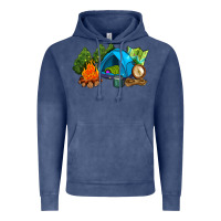Vintage Denim camp in the woods Vintage Hoodie - AdoDesignShop