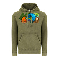 Vintage Olive camp in the woods Vintage Hoodie - AdoDesignShop