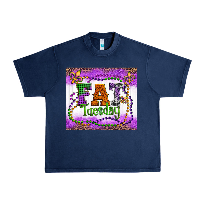 Fat Tuesday Fleur De Lis And Mardi Gras Beads Urban Heavy Tee by Artiststas | Teevron