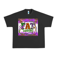 Pigment Black fat tuesday fleur de lis and mardi gras beads Urban Heavy Tee - Artiststas