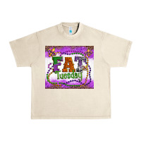 Sandshell fat tuesday fleur de lis and mardi gras beads Urban Heavy Tee - Artiststas