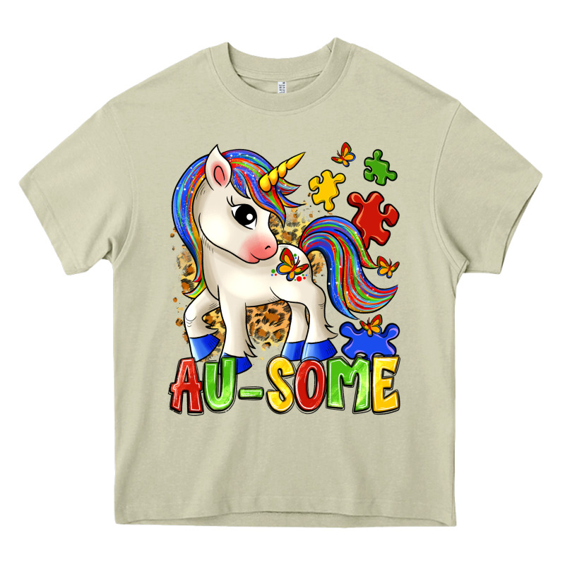 Au Some Unicorn Heavy Core Tee by Zillion Design Studio | Teevron