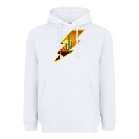 White Cactus Sunset Lightning Heavyweight Hoodie - Bettercallsaul