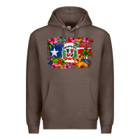 Coffee Dominican Republic and Puerto Rico Flag Premium Hoodie - texasbilliewilder
