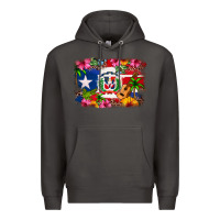 Smoke Dominican Republic and Puerto Rico Flag Premium Hoodie - texasbilliewilder