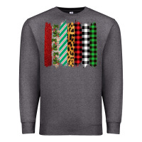 Charcoal Heather christmas brushstrokes Premium Sweatshirt - Bettercallsaul
