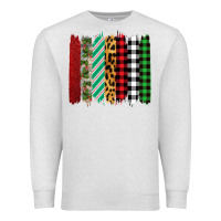 Oatmeal Heather christmas brushstrokes Premium Sweatshirt - Bettercallsaul