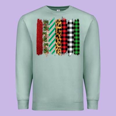 Christmas Brushstrokes Premium Sweatshirt Designed By Bettercallsaul